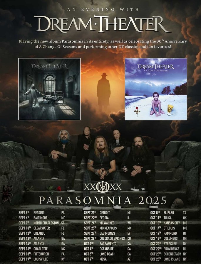 Dream Theater Kicks Off Parasomnia Tour with Live Debuts | setlist.fm